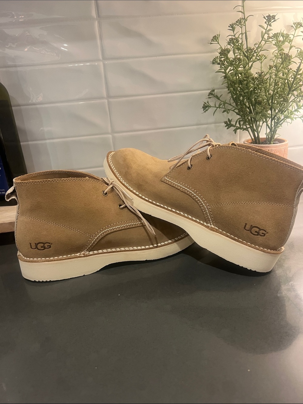 UGG Men's Tan Suede Chukka Boots